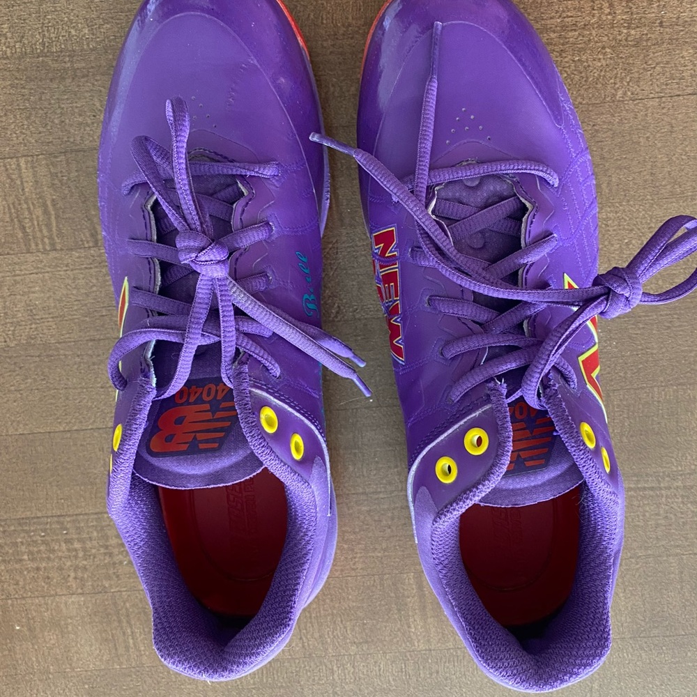 New Balance Big League Chew Grape Baseball Cleats